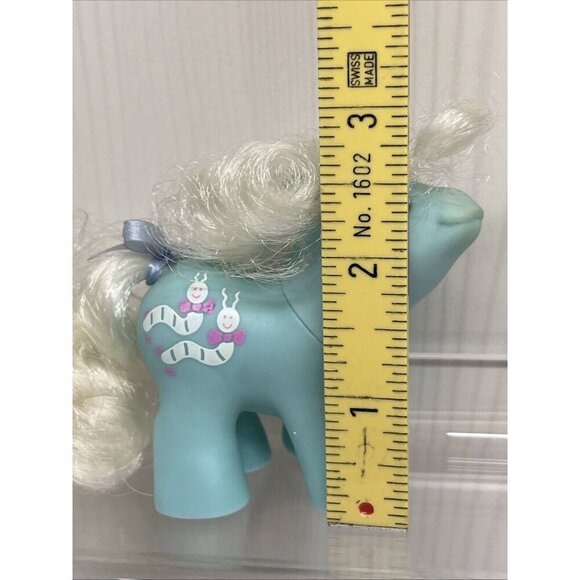 Vtge My Little Pony G1 Baby Wiggles Newborn Baby Ponies Aqua Unicorn COMPLETE - Picture 15 of 16